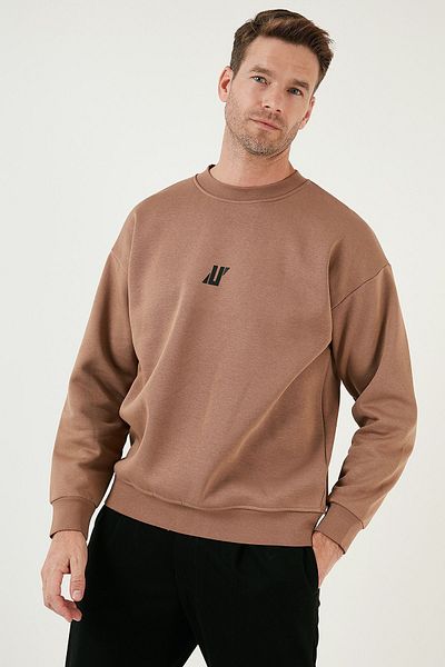 Buratti Ανδρικός ΙΔΡΩΤΗΣ 5905405   - Crew Neck, βαμβακερό και κανονικό φούτερ με τρίχες στο εσωτερικό