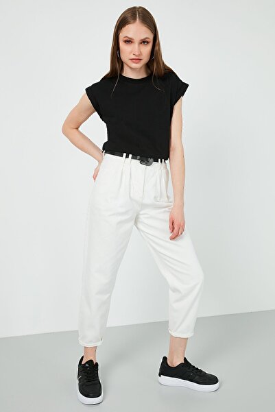 Lela Μπλουζάκι με λαιμόκοψη 100% βαμβακερό βασικό μπλουζάκι 5864121