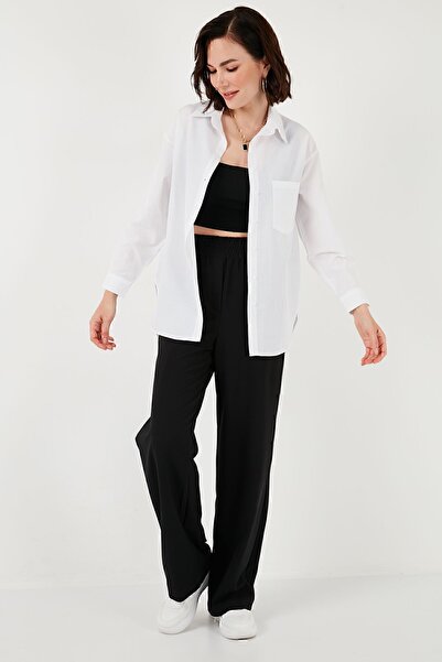 Lela Cămașă de iubit cu nasturi la spate din bumbac CAMISA66939522S4