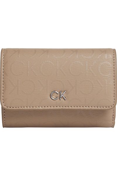 Calvin Klein Brown Wallet with Multiple Card Slots with Brand Logo - K60K612637-0HF