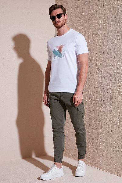 Buratti Ανδρικό T-shirt Crew Neck Slim Fit Cotton - 646R8290