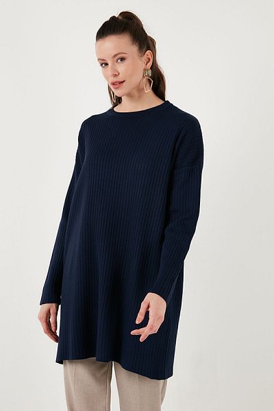 Lela Crew Neck Knitwear Sweater - Modest 4616152