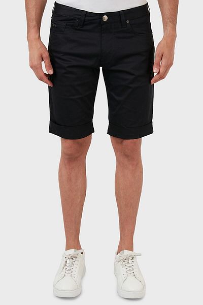 Emporio Armani Pantaloni scurti pentru bărbați, cu buzunare din bumbac, cu croiala normală, 8n1pa6 1nj7z 0919