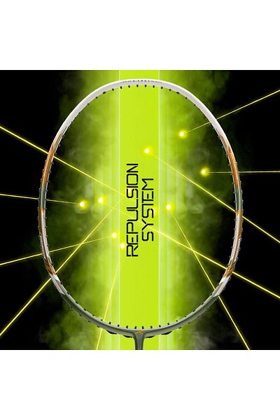 Hundred N-ERGY 80 Carbon Fibre Strung Badminton Racket with Full Racket Cover
