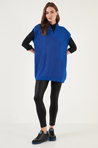 Lela V-Neck Long Knitted Sweater SWEATER 4615062