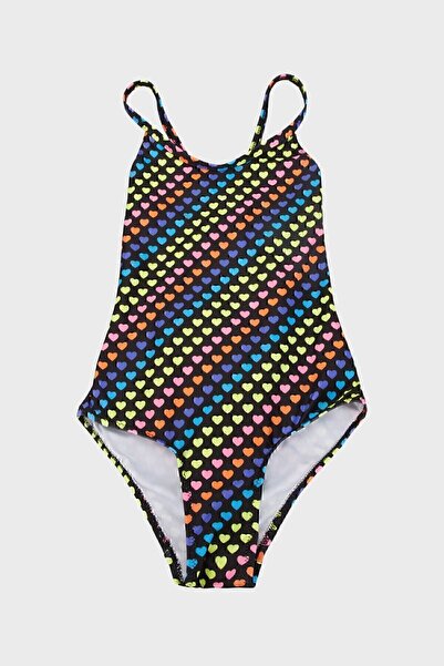 SLIPSTOP Цветен Junior 50+ UPF защита Бързосъхнещ бански с презрамка за въже Бански костюм за момиче SM22110236