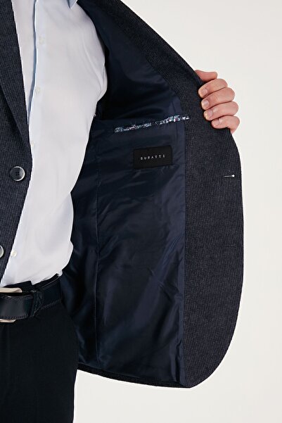 Buratti Ανδρικό μπουφάν 6601030 με 6 Drop Double Slits Melted Slim Fit Blazer Jacket