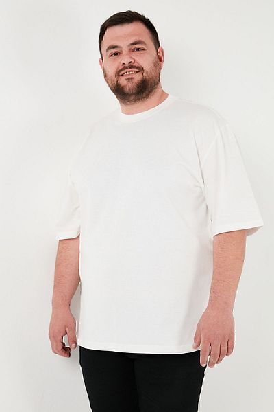 Buratti Cotton Regular Fit Large Size T Shirt Men's T SHIRT5902365B