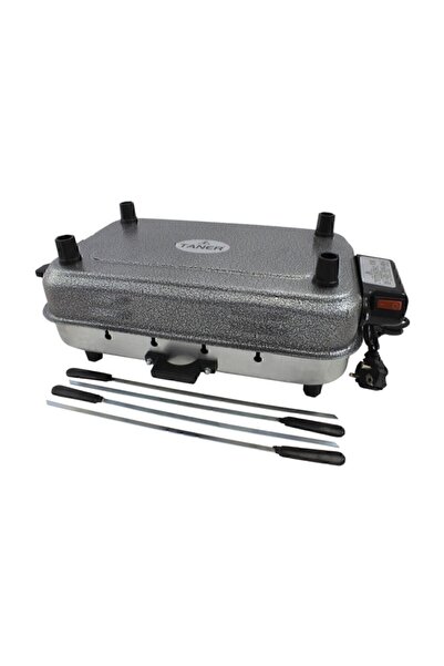 TANER Mega Boy Elektrikli Izgara Mangal Barbekü 40x11x25cm