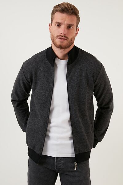 Buratti Cotton Zippered Pocket Turtleneck Cardigan Men's Cardigan 456210