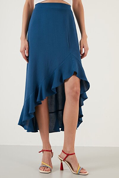 Lela Fustă cu șanț cu lungime midi