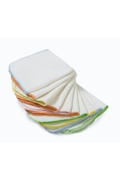 Babyjem - Baby Hanky 10 Pcs White  28X28 Cm