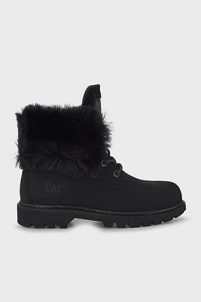 Cat Utah Fur Non-Slip Sole Leather Boots Women's Boots 015z101184