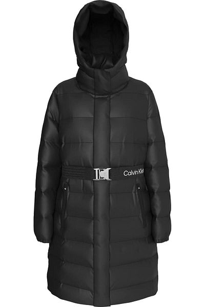 Calvin Klein LW Padded Long Fitted Jacket - Comfortable Cut