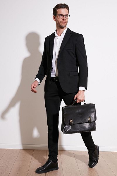 Buratti Ανδρικό μπουφάν με 6 Drop Double Slit Slim Fit Blazer 6601010