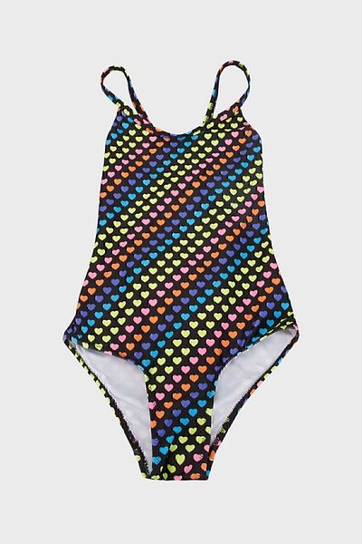 SLIPSTOP Colorful Junior 50+ UPF Protection Quick Drying Rope Strap Swimsuit Girl's Swimsuit SM22110236
