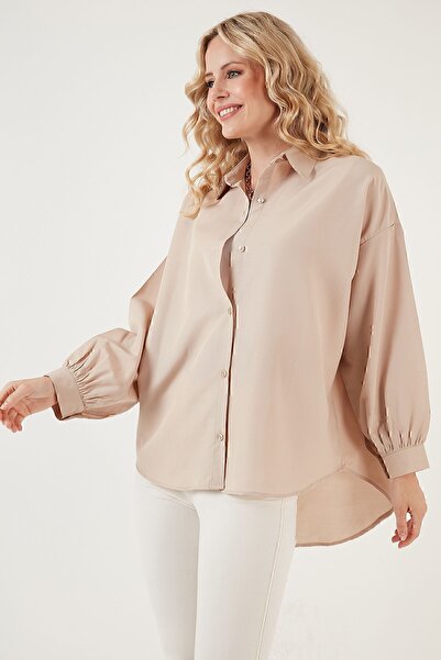 Lela Cotton Comfortable Cut Poplin Shirt SHIRT 6234788