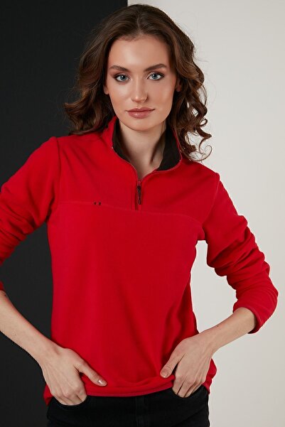 Lela Anti-pilling Slim Fit Soft Fleece - Μισό φερμουάρ που δεν κολλάει 590700