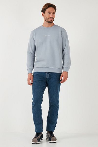 Buratti Ανδρικός ιδρώτας Crew Neck Cotton - Κανονική Εφαρμογή 59050121