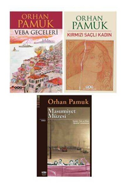 Yapı Kredi Yayınları Veba Geceleri - Kırmızı Saçlı Kadın - Masumiyet Müzesi (orhan Pamuk 3 Kitap Set )