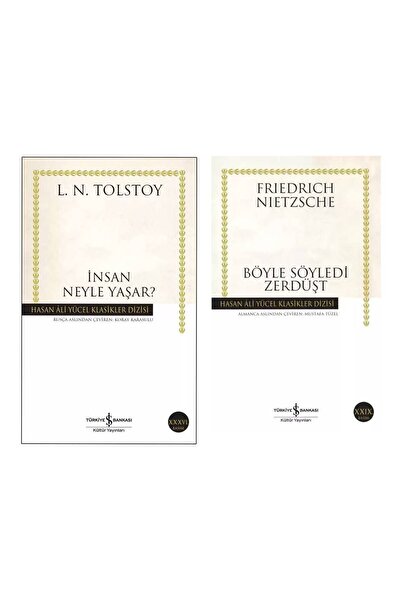 TÜRKİYE İŞ BANKASI KÜLTÜR YAYINLARI İnsan Neyle Yaşar? L. N. Tolstoy - Böyle ...