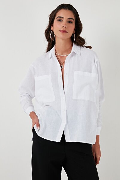 Lela Сорочка з подвійними кишенями на спині, 100% бавовна, вільний крій СОРОЧКА 51444591