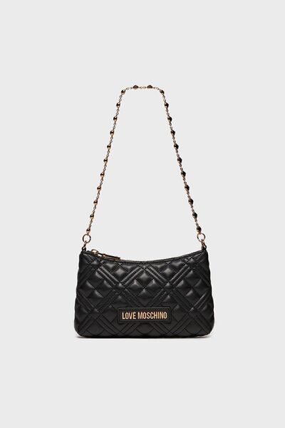 Love Moschino حقيبة بسحاب مع حزام سلسلة - JC4342PP0ILA0000