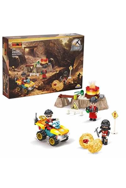 BLX Mining 105 Piece Gold Mine and Gold Exploration Play Set