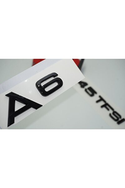 EDEXPORT Audi A6 45 Tfsi Parlak Siyah Abs 3m 3d Bagaj Yazı Logo  Ürün