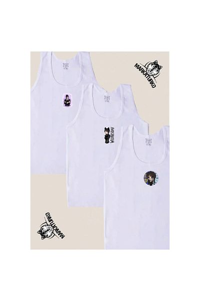 MarkaTurko Gothic Girl Design special imprimat Passion Copii Bretele late 3 piese
