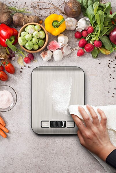 Soillium Dijital Hassas 5 Kg Kapasiteli Mutfak Terazisi Tartısı Lcd Ekranlı 1...