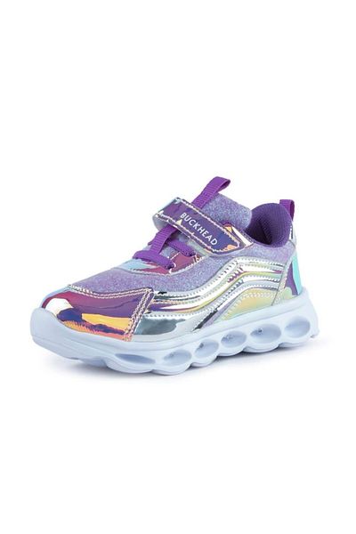 BUCKHEAD TRIO SHINY HOLOGRAM LILAC-GREEN SPORTS SHOES