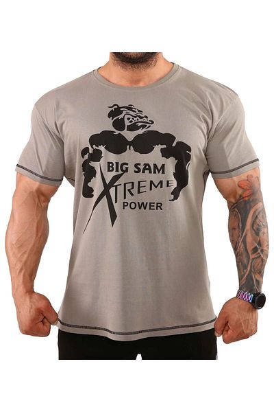 Big Sam تيشيرت إكستريم فيت كاكي 2851
