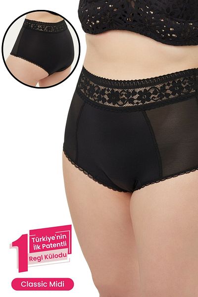 PEDDON Ultra Hygienic Classic Midi - Πλένονται υγρά εσώρουχα, Comfort εσώρουχα