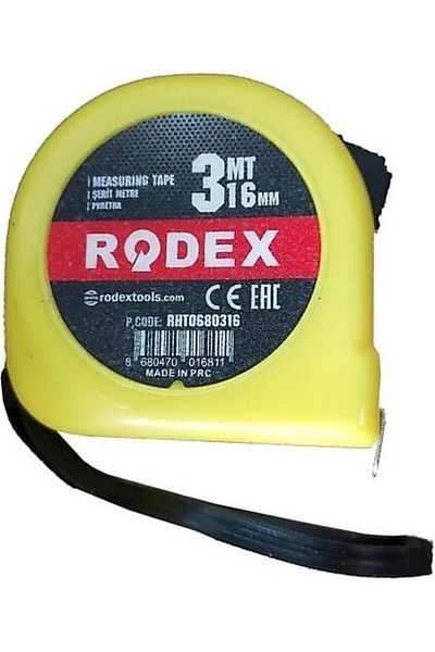 Rodex Rht0680316 Rodex 3m*16mm Strip Meter 12pcs/box (240) (mtp316)