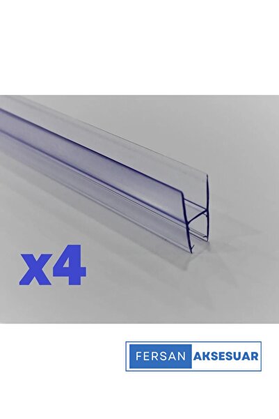 FERSAN AKSESUAR CAM BALKON 8 MM ŞEFFAF FİTİL BÜYÜK H 4 ADET 150 CM