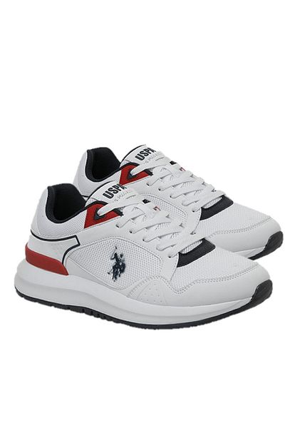 U.S. Polo Assn. Η.Π.Α. Polo Assn. Ανδρικά παπούτσια περιπάτου Martın Λευκή Λάκα Κόκκινο