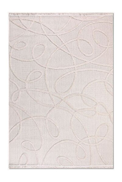 Halımax Crea Halı Fox FC02K Krem Kabartmalı Modern Salon Halısı Mutfak Halısı...