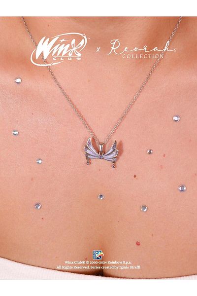 Reorah Collection Winx Club ®   Tecna Enchantix Fairy Wings - Necklace