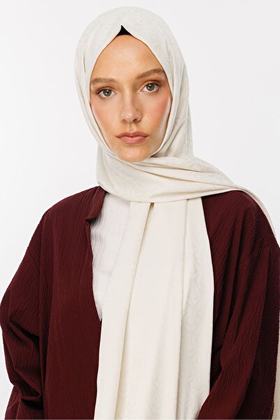 Mooncorn Μεταξένιο Σάλι Ζακάρ - Μοτίβο μαργαριταριών Lotus