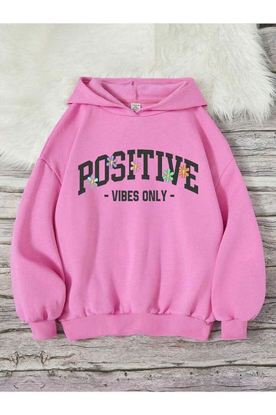 FAVORİST Vibes Only Positive - Φούτερ με λαιμόκοψη