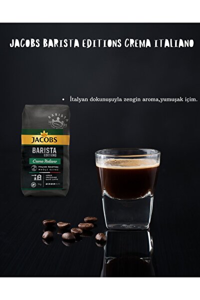 Jacobs Barista Editions Crema Italiano Çekirdek Kahve 1 kg