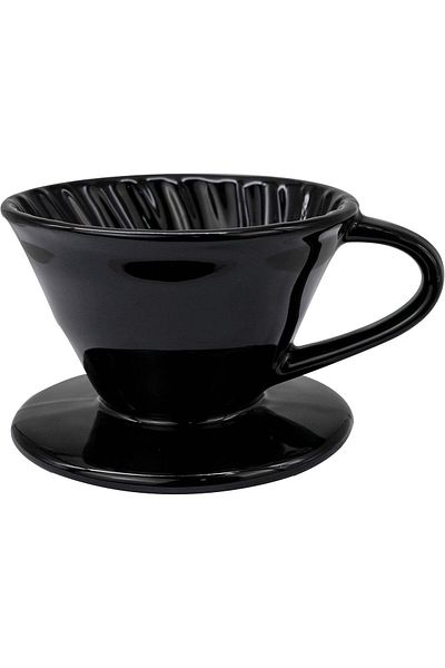 MIBRU Coffee ceramic dripper v01 1-2 cups black