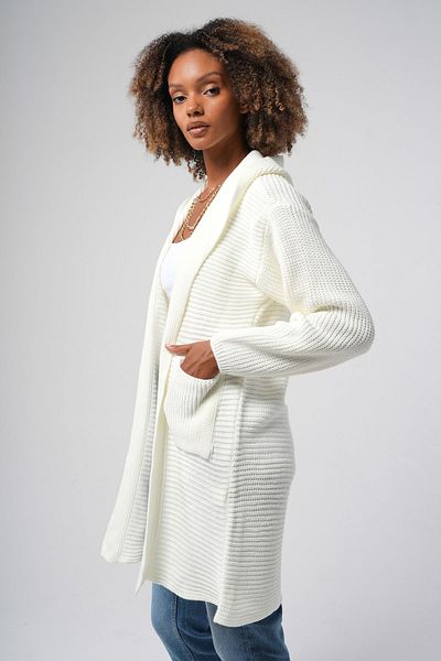 Hopoi Women's Cardigan with Hood and Pockets