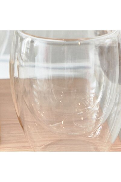 Home Box Sip Savor 4-Piece Double Wall Glass Set - 250 ml