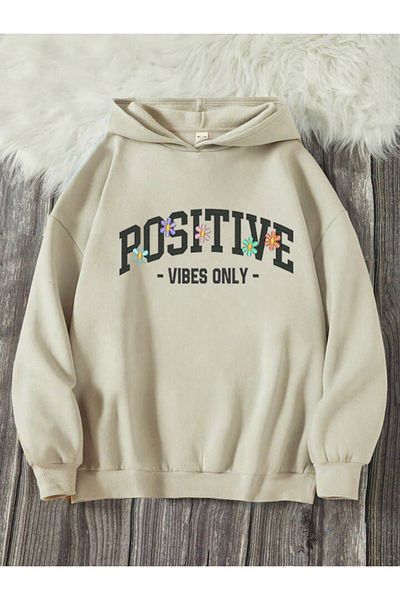 FAVORİST Vibes Only Positive - Φούτερ με λαιμόκοψη