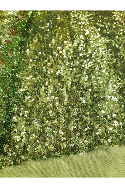 Safir Kumaş Abiyelik Likralı Yoğun Sık Sık Sıralı Pul Payet 2.5 Metre