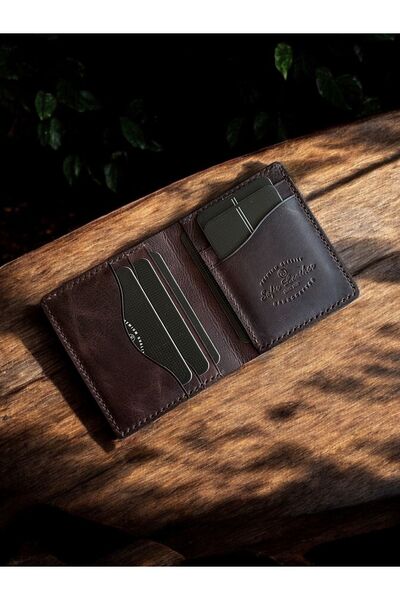 Kalkan deri Ръчна изработка от естествена кожа - дизайн на портфейла