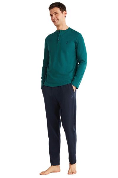 Nautica Men's Green Pajama Set 813