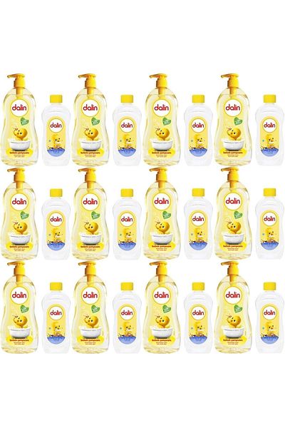 Dalin Classic Baby Shampoo - 700ml with Pump + 100ml Baby Oil (Set of 12)